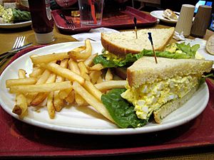 Egg salad sandwich