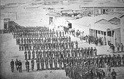 Ejercito chileno en Antofagasta (1879)