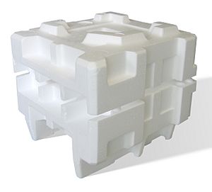 Expanded polystyrene foam dunnage