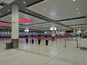 Gatwick North terminal check-in zones A and B