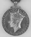 George Medal, King George VI, first obverse