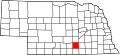 State map highlighting Adams County