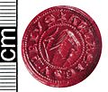 Medieval impression seal matrix (impression) (FindID 497093)