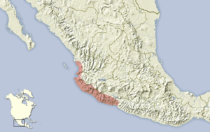 Notocitellus annulatus distribution map