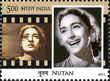 Nutan 2011 stamp of India