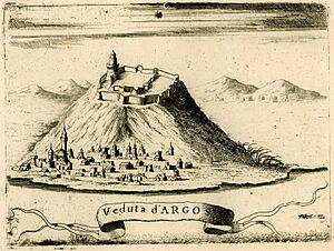 Veduta d'Argos - Coronelli Vincenzo - 1688