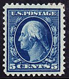 Washington WF 1917 Issue-5c