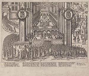 Anonymous - Coronation of James I Westminster Abbey - B1977.14.17888 - Yale Center for British Art