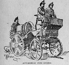 Automobile electric fire engine 1900