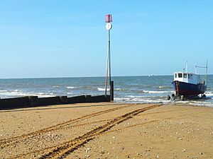 Boat on the Wash at Hunstanton