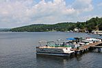 Boats on Harveys Lake.JPG