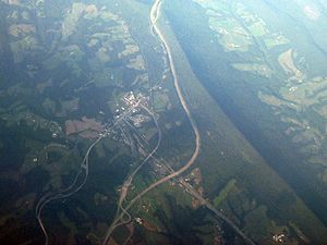 Breezewood PA airphoto aug2010