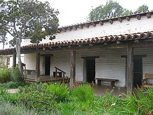 Casa de Estudillo - wing from inner courtyard