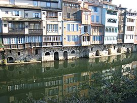 Houses by the Agout River