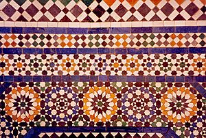 Ceramic Tile Tessellations in Marrakech