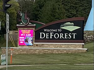 Deforest Welcome Sign 2023