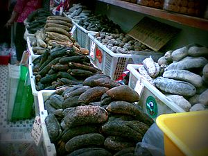 Dried sea cucumber