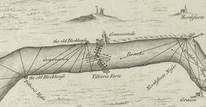 Gravesend defences 1588 Thamesis Descriptio