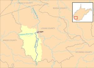 Island Creek WV map.png