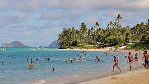 Lanikai beach culture