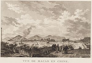 Le port de Macao en 1787 expedition La Perouse