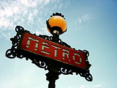 Paris Metro Sign