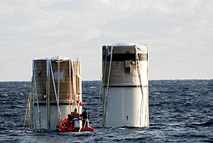 STS-116 rocket boosters (NASA KSC-06PD-2794)