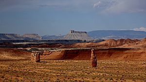 Scenery north of Hanksville, Utah