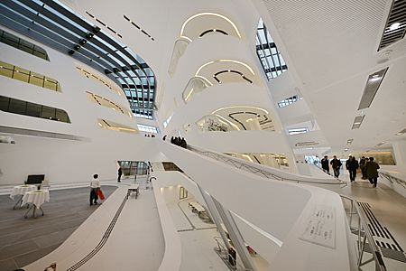 WU Wien, Library & Learning Center, Zaha Hadid 2