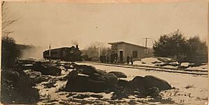 Wallum Lake station 1909 postcard