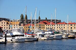 Waterfront warehouses Hobart