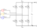 6 pulse bridge without inductance