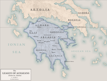 Achaean League in 192 BC