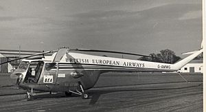 BEA Bristol 171 Sycamore at London Gatwick