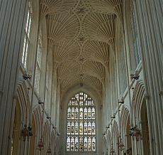 Bath Abbey Fan Vaulting - July 2006 crop