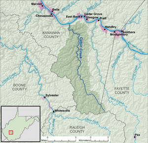 Cabin Creek WV map.png