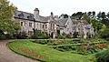 Cotehele main building and garden