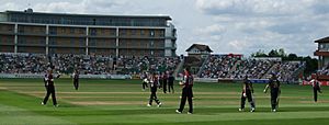 County ground taunton somerset stand