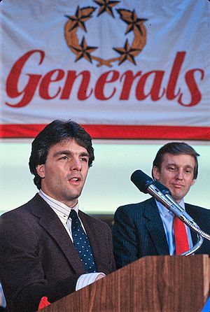 Doug Flutie, Donald Trump, Generals football press conference