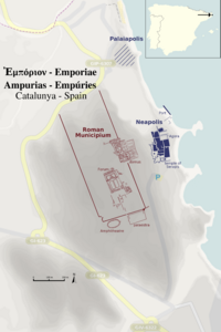 Empúries Map