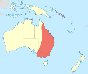 Eusynthemis distribution map.svg