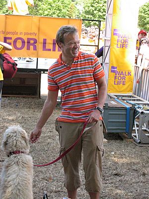 Graham Norton with Dog