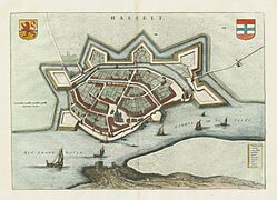 Hasselt 1649 Blaeu