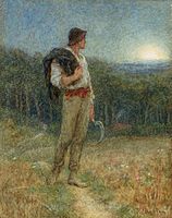 Helen Allingham - Harvest Moon