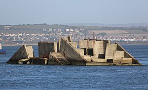 Langstone Harbour Phoenix breakwater 2013