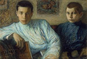 Leonid Pasternak - Boris and Alexander