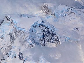 Monte San Valentín aerial