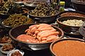 Myeongnanjeot (pollock roe) in a market