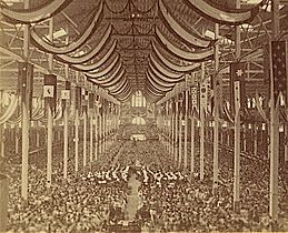 PeaceJubilee Coliseum Interior 1872