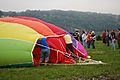 Setting up hot air balloon, Poughkeepsie, NY 2